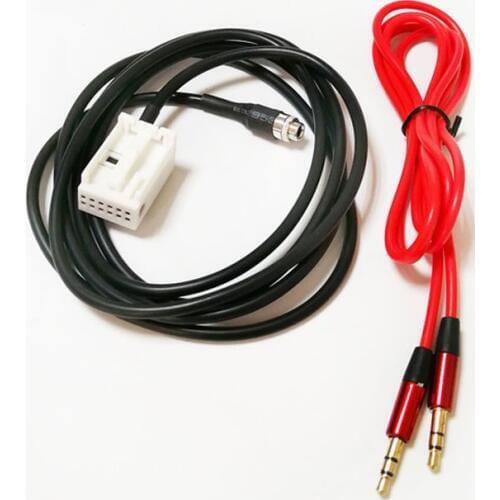 Biurlink RCD310 RCD510 RNS510 AUX Cable Extend Audio Line For Volkswagen Skoda Cars