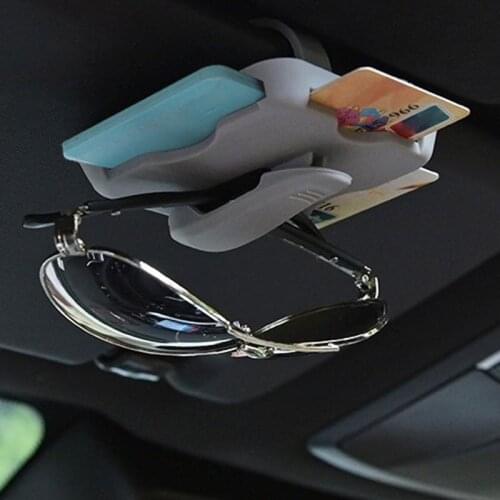 Car Sun Visor Clip Sunglasses Holder IC Card Clip For Kia Rio K2 K3 Ceed Sportage 3 Sorento Cerato Armrest Picanto Soul Optima