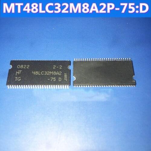 Free shipping 5PCS-20PCS/LOT Memory chip MT48LC32M8A2P-75:D 8LC32M8A2P MT48LC32M8A2P TSOP54