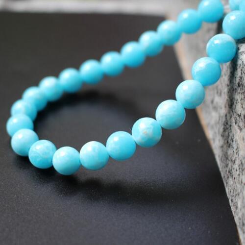 48pcs/Lot 8mm Emperor stone beads Blue color with White texture for jewelry making