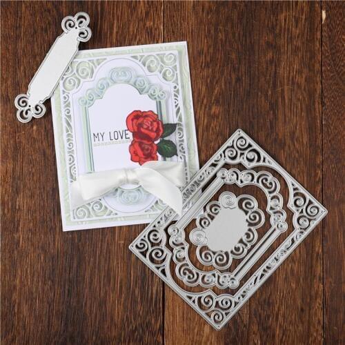 DiyArts 2020 New Lace Frame Cutting Dies Metal Dies Scrapbooking Album Card Making Embossing Stencil Dies Cuts Decoration