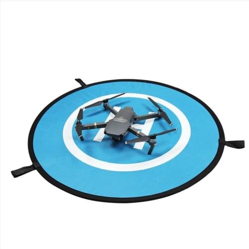 Dual-Sided Portable Mini RC Drone Landing Pad with Stakes Bag Reflective Strips for DJI Mavic Mini2 Air2 FPV Combo Diameter