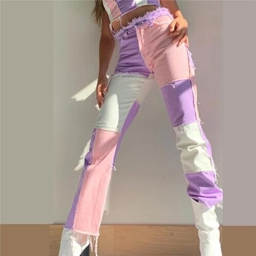 HengShunRui Women's Denim Capri Pants