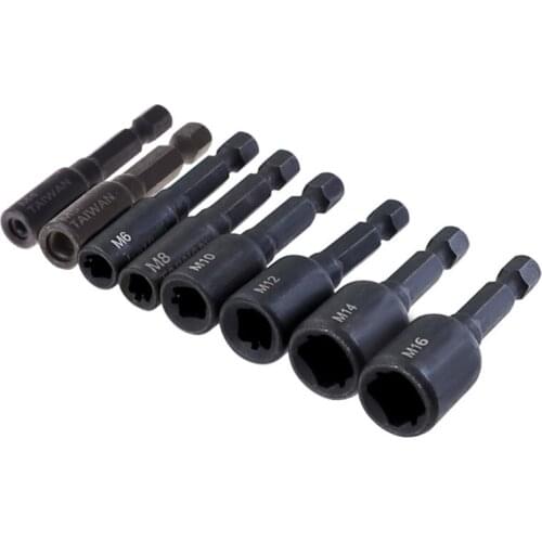 Tap Socket Collet Wrench M4-16 Machine Die Socket Adapter Hex Shank Square Driver Thread Screw Tapping Chuck for machine