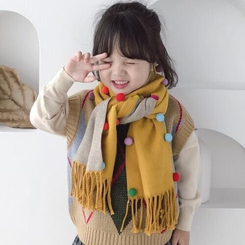 Cute Cotton Baby Bibs Dot Triangle Baby Girl Scarf Candy Color Kids Neck Collar Scarves For Baby Winter Gift
