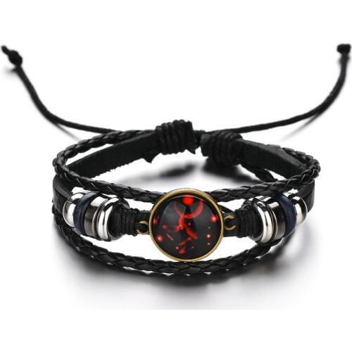 Fashion Leather Bracelets Women New Punk Handmade Charm Bracelet Men Friendship Leather Bracelet Jewelry Men Women Unisex Girls