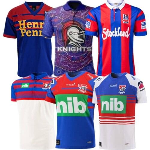 2021 NEWCASTLE KNIGHTS 1988/1997 RETRO - MENS RUGBY JERSEY Size: S-5XL (Print Custom Name Number)Top Quality Free Delivery