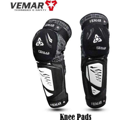 VEMAR Motorcycle Motocross Mtb Knee Pads Breathable Moto Outdoor Sports Knee Protection Equipment Sets Protectors for Knees