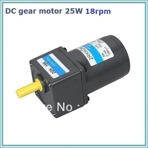 NO.D25150 brush magnet gear motor 25W 24V 18rpm