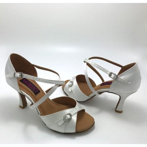 New Fashion latin womens dance shoes ballroom salsa shoes tango shoes party & wedding shoes 6235WS free shipping free return