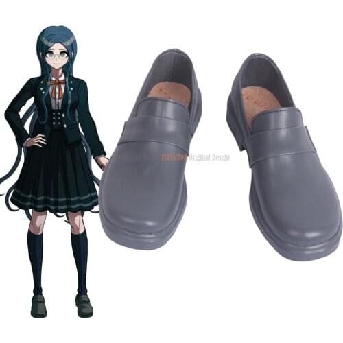 Shirogane Tsumugi Shoes Cosplay Danganronpa V3: Killing Harmony Shirogane Tsumugi Cosplay Shoes Boots Custom Made