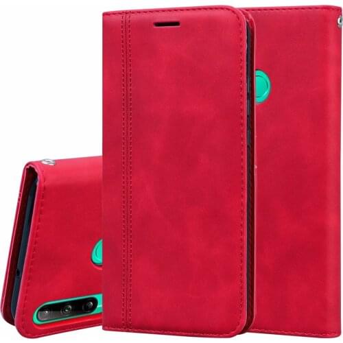 P40 lite E Fashion PU Leather Flip Case For Huawei Honor 9C Y7p Mobile Phone Protection Bag Magnetic Suction Cover