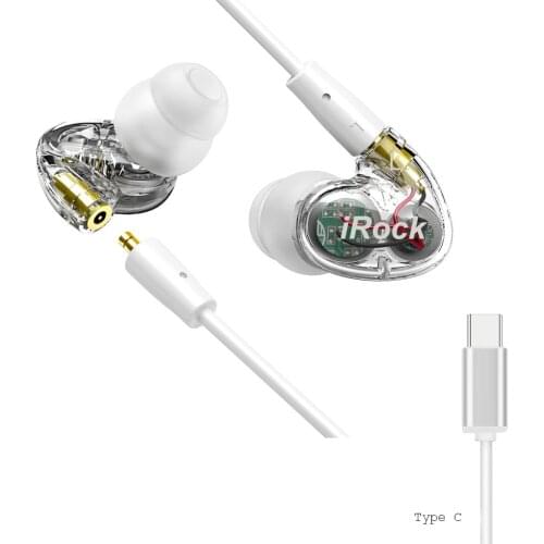 Hi-res Wired Earphones Type C Connector Earbuds High Fidelity Detachable Coaxial Audio Cable Headphones Deep Bass USB C