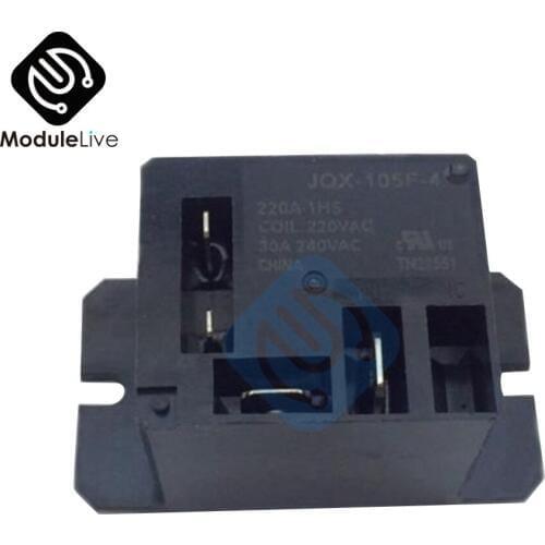 JQX-105F-4-220V-1HS Relay Air Conditioner Relay AC 220V 30A HF105F 4 Pin