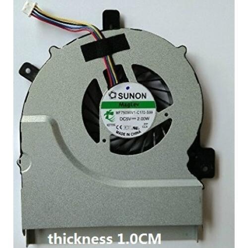 SSEA New original Laptop CPU Cooling Fan for ASUS K55 K55A K55X K55V K55VD X55 X55A X55U X55C CPU cooling Fan MF60090V1-C170-S99