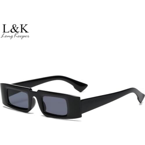 Vintage Small Rectangle Sunglasses Women Luxury Designer Square Sun Glasses Men Retro 90s Narrow Eyewear Lunette De Soleil Femme