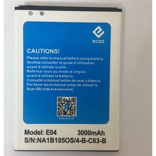 High Quality 3000mAh 3.7V Li-ion battery For Elephone E04 Mobile phone Batterie