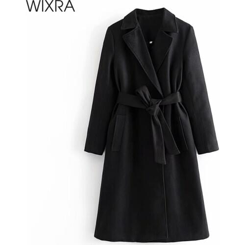 Wixra Women's Coats With A Belt