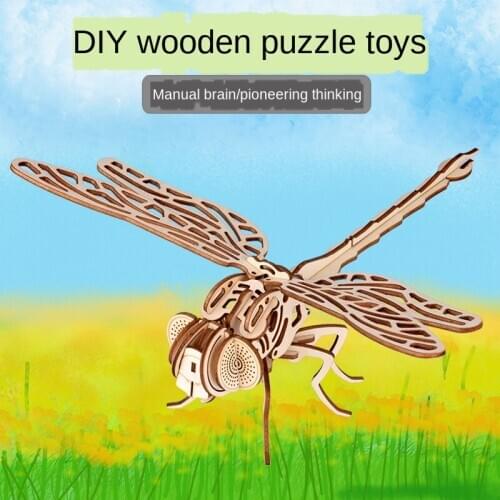 3d Wooden Butterfly Science and Education Model Jigsaw Toys Crafts Gifts Ornaments, Puzzle Creative Decompression Gifts P308