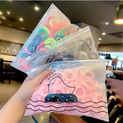 50/Set Girls Colorful Nylon Small Elastic Hair Bands Children Ponytail Holder Rubber Bands Headband Kids Hair Accessories