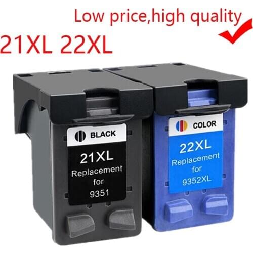 ASW 21 22 XL Ink Cartridge Replacement for HP 21 22 For HP21 21XL 22XL Deskjet F2180 F2280 F4180 F380 380 Printer