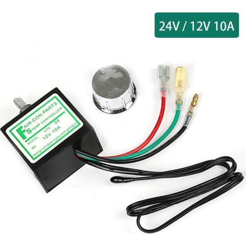 12-24V Car Air Conditioner Electronic Thermostat Switch Adjustable Temperature Control For Car Auto A/C Air Conditioner Evaporat