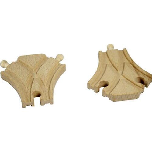D549 double arc bifurcation orbit Suitable for the train wooden rail toy accessories Compatible with BRIO tracks