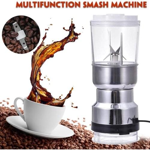 2-In-1 Electric Coffee Grinder Kitchen Cereals Nuts Beans Spices Grains Grinder Machine Multifunctional Portable Blender Juicer