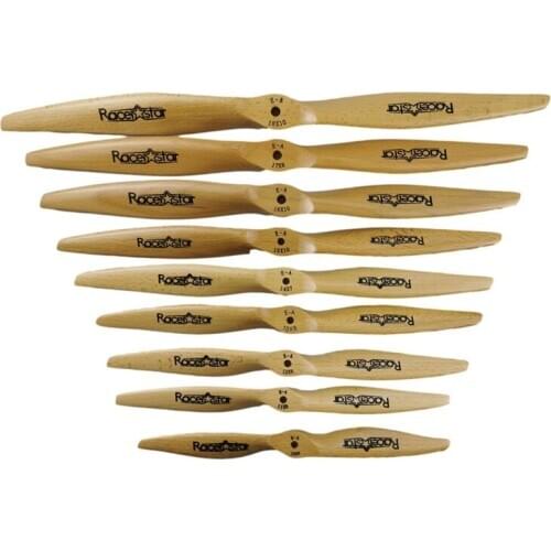 Racerstar 15 Inch 15x4 15x5 15x6 15x7 15x10 Electric Beechwood Propeller CCW/CW 1pc for RC Airplane Fixed Wing