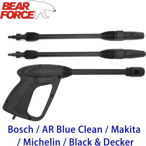 High Pressure Washer Spray Gun Jet Lance Nozzle Car Washer Jet Water Gun Spear Wand for Bosch Black Decker AR Blue Clean Makita