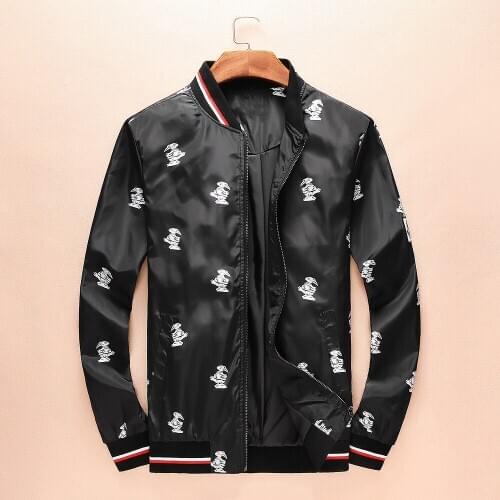 Men New Rib 19ss Sleeve Classic animal stripes Fashion High couple Baseball Coats & Jackets Abstract digital coat Motor #J3