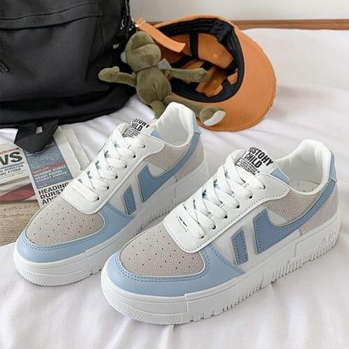 2021 new womens sports shoes womens shoes ladies casual breathable vulcanized shoes lace-up fashion comfortable running shoes