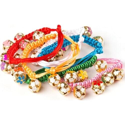 Pet Puppy Cat Dog Kitten Soft Weaving Knitting Collar Safety Buckle with Bell