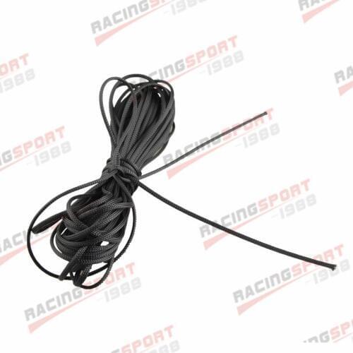 30M (100FT) 3MM Expandable Wire Cable Sleeving Sheathing Braided Loom Tubing BLACK