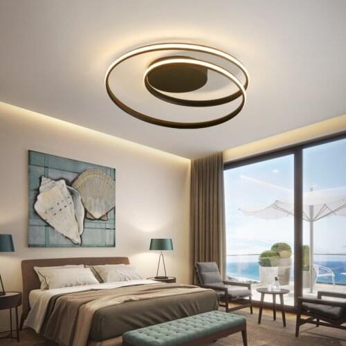 Nordic Style Remote Control Ceiling Light Bedroom Living Room Simple Modern Creative Personality Round LED Deco ceiling Lighting