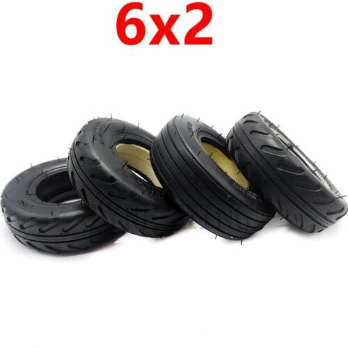 6x2 Tyre 6 Inch Inner and Outer Tyre 6*2 Solid Filled Wheel Tire or Pneumatic Wheel Tire for F0 Mini Electric Scooter Parts