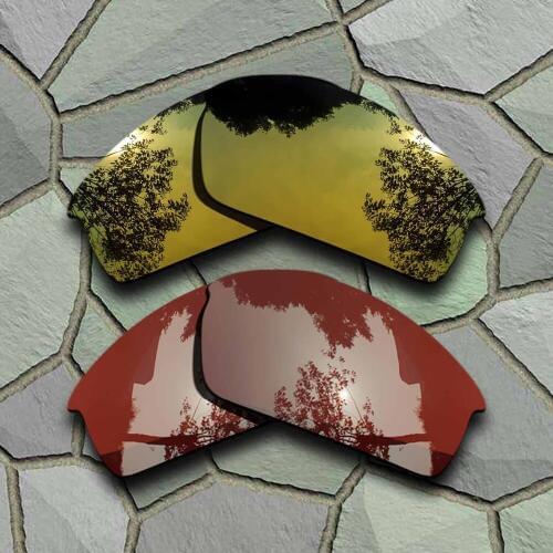 Yellow Golden&Bronze Brown Sunglasses Polarized Replacement Lenses for Oakley Bottlecap