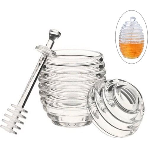 Honey Jar Spiral Honey Spoon