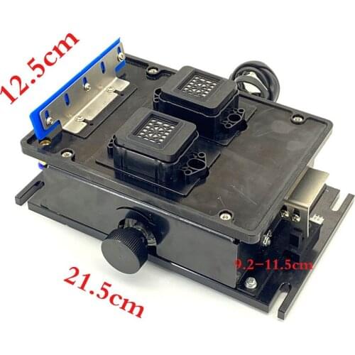Stable Double Head auto Capping Station for xp600/DX5/DX7/4720/I3200 head Pump Assembly single motor lift ink stack
