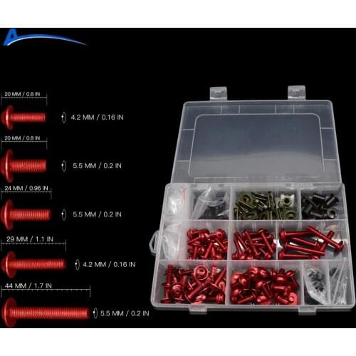 For Honda Universal Motorcycle Fairing Bolts Kit Screws Accessories CBR250RR RC51 / RVT1000 SP-1/SP-2 CBR929RR CBR600RR CBR954RR