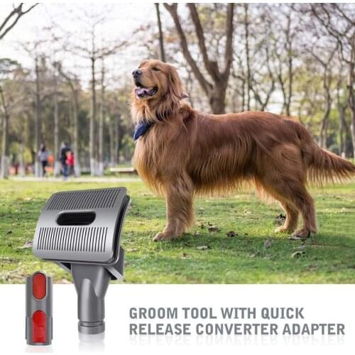 Vacuum Attachment Dog Cat Pet Bed Brush Groom Tool Compatible for Dyson V11 V10 V8 V7 Vacuum Cleaner Accessories