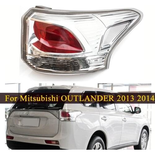 Left/Right Rear tail light For Mitsubishi OUTLANDER 2013 2014 2015 Tail Stop signal lights Rear Fog Warning lamp Car Accessories