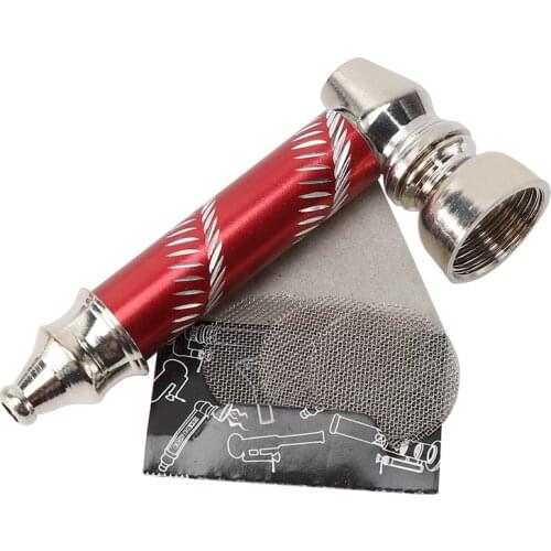 1PC Promotional Sent Randomly 7.3cm Long Metal Smoking Pipe Cigar Tobacco Smoking Pipes Gift Smoke Accessories