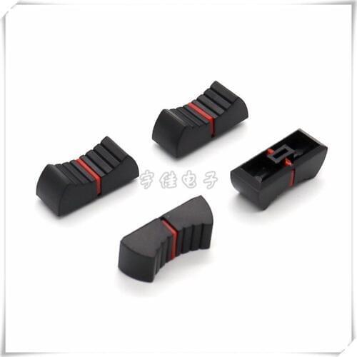 10 Piece 23.5 * 9 * 9.5mm mixer push key cap electronic piano panel volume adjustment push rod cap aperture 4MM