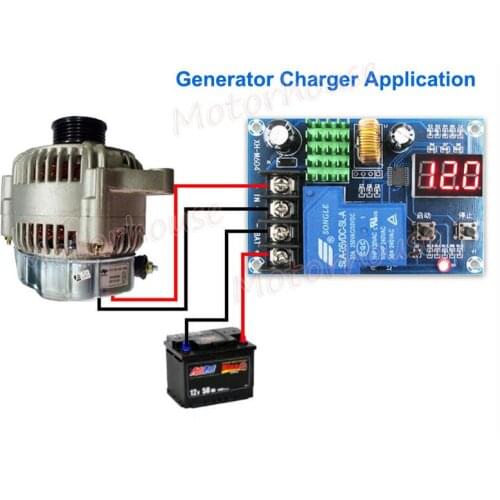 30A DC 6V-60V Battery Charger Automatic Charging Controller Module Protection Board Relay Switch