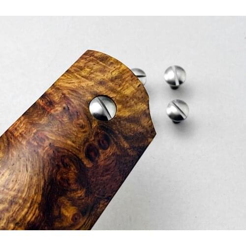 4 Pieces Customized Heavy Duty CNC Slotted Screws Bolts Kit Replacement For 1911 Grips Model Repair Tool Parts