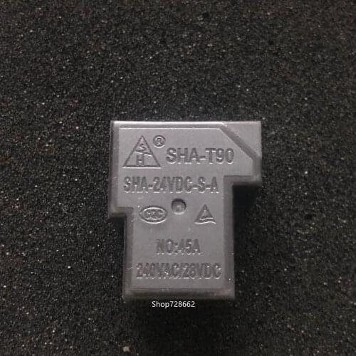 5pcs SHA-T90 SHA-24VDC-S-A relay 4 pin normally open large current 45A welding machine