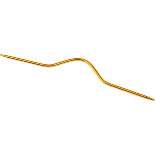 6Pcs Mixed Color Aluminum Cable Needles Stitch Holders Knitting Accessories