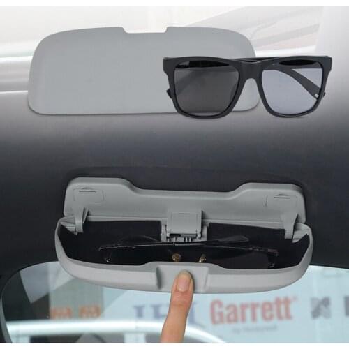 Car Styling Car Glasses Case Organizer Box Sunglasses Holder Storage For Porsche macan Cayenne Panamera Auto Accessories
