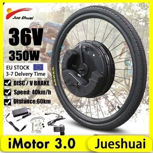 EU Stock iMotor 3.0 Electric Bicycle Conversion Kit 36V 350W Bleutooth Ebike 40KM/H Max Speed Electric Bike Conversion Kit